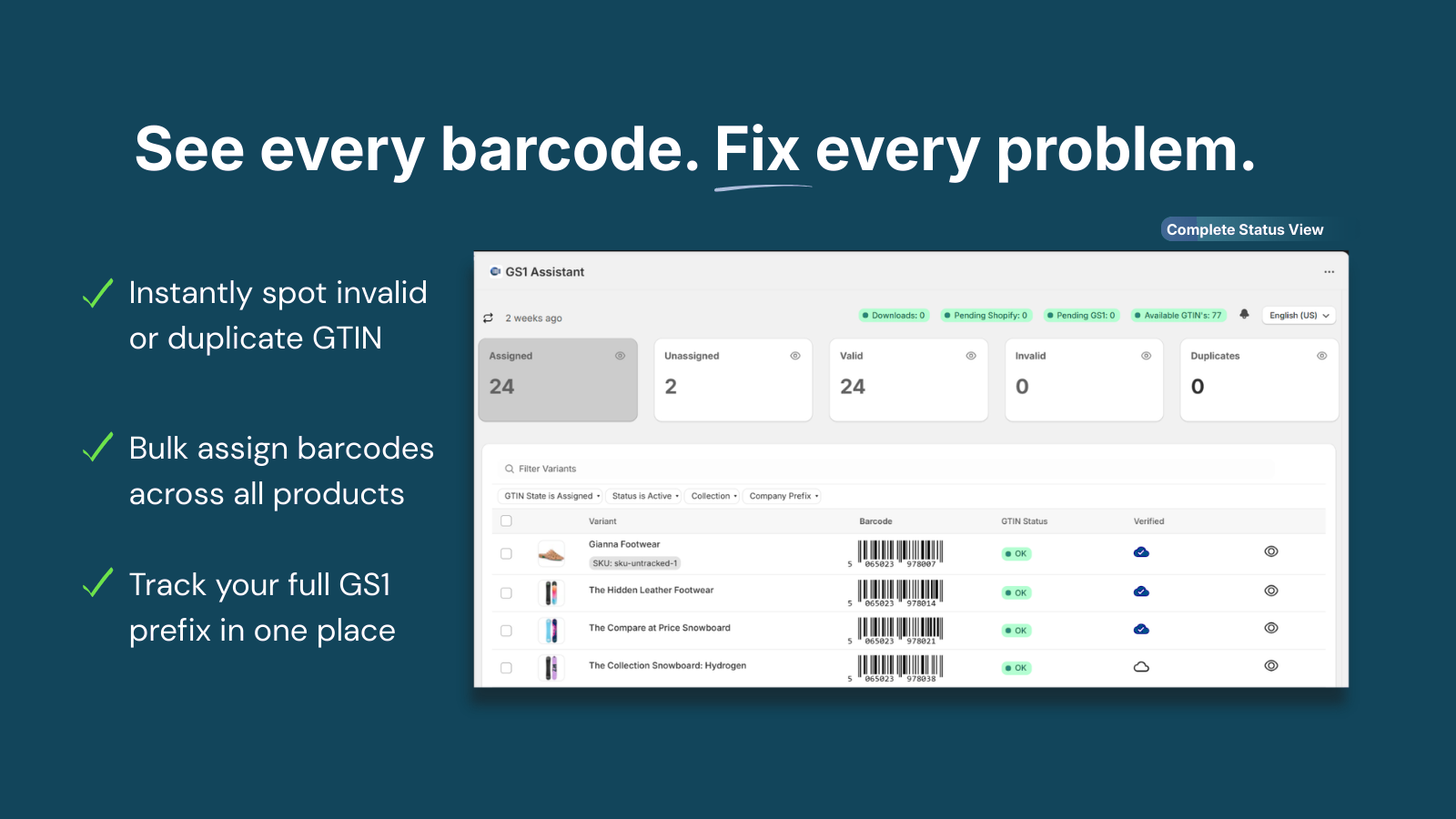 Bulk assign interface